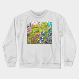 Bunny Rabbit Cottage Crewneck Sweatshirt